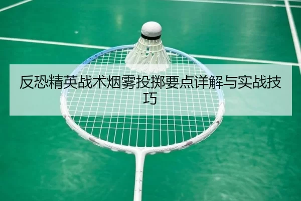 反恐精英战术烟雾投掷要点详解与实战技巧